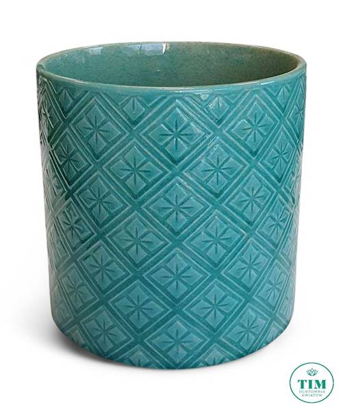 CYLINDER CERAMICZNY 0710323 TURKUSOWY