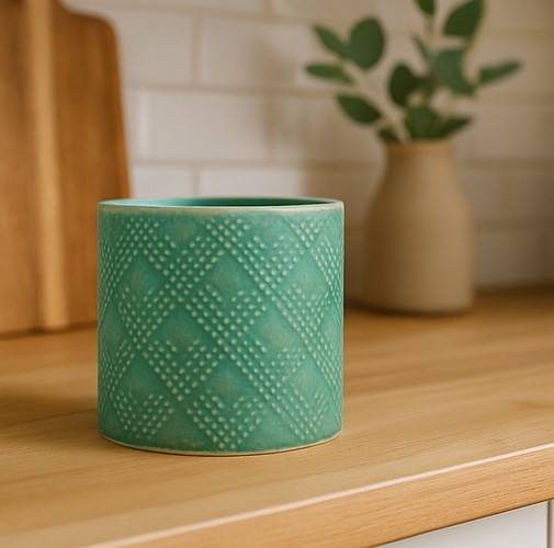 CYLINDER CERAMICZNY 0710316 TURKUSOWY 