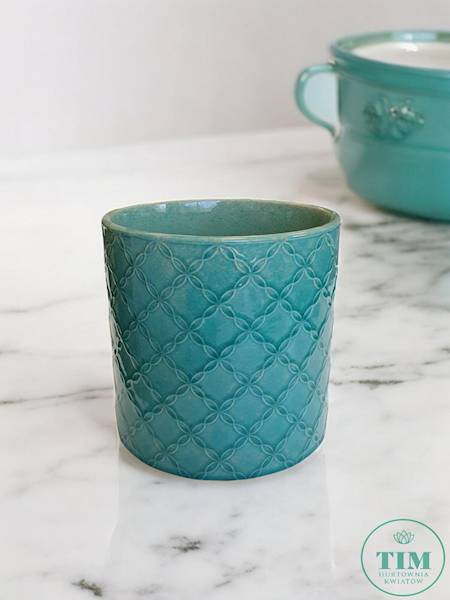 CYLINDER CERAMICZNY 0710323 TURKUSOWY 