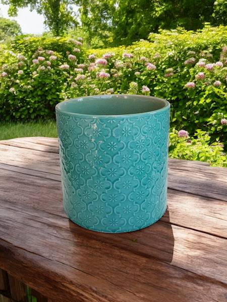 CYLINDER CERAMICZNY 0710323 TURKUSOWY 