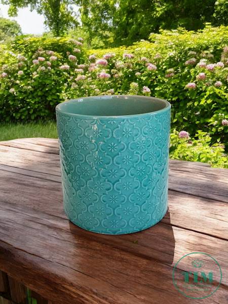 CYLINDER CERAMICZNY 0710323 TURKUSOWY 