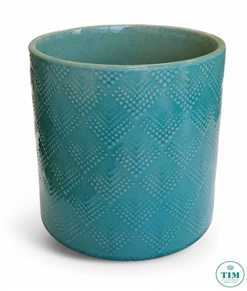 CYLINDER CERAMICZNY 0710323 TURKUSOWY 