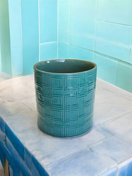 CYLINDER CERAMICZNY 0710320 TURKUSOWY 