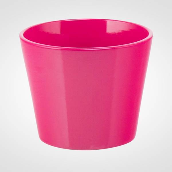 OSŁONKA CERAMIKA 7100913 CIEMNY RÓŻ 12CM