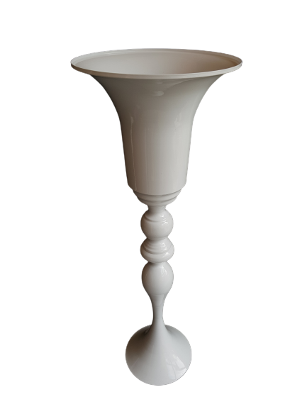 ŚWIECZNIK METAL F268 BIAŁY