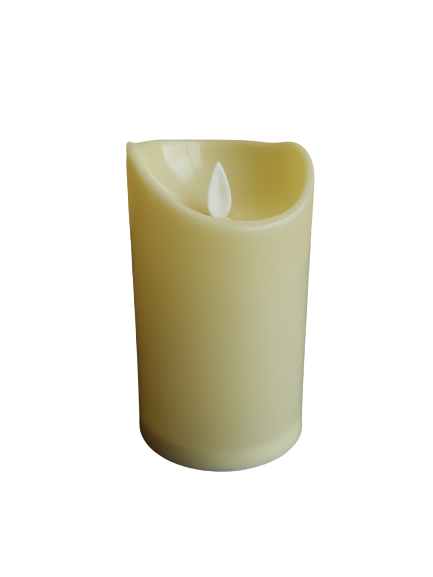 ŚWIECA LED Z RUCHOMYM PŁOMIENIEM WI3 12CM