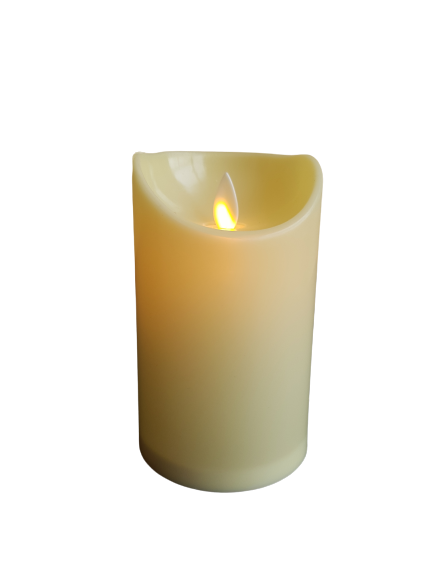 ŚWIECA LED Z RUCHOMYM PŁOMIENIEM WI3 12CM