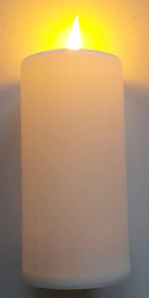 ŚWIECA LED 7/20/ WAX 7CM X 16CM