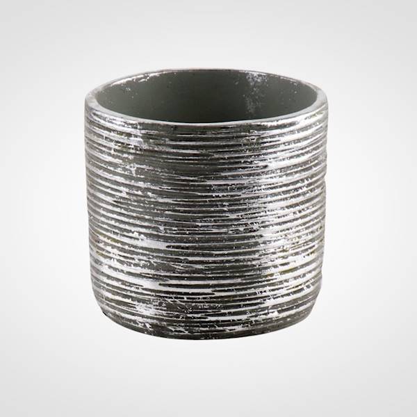 CYLINDER CERAMICZNY 0519314 SREBRNY SZARY 