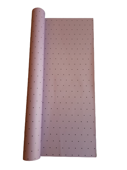 FOLIA SAT. MATOWA KROPKI MAK14 9Y FIOLETOWY