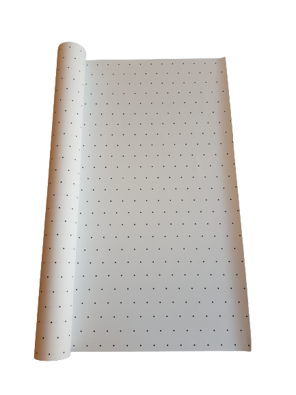 FOLIA SAT. MATOWA KROPKI MAK01 9Y BIAŁY