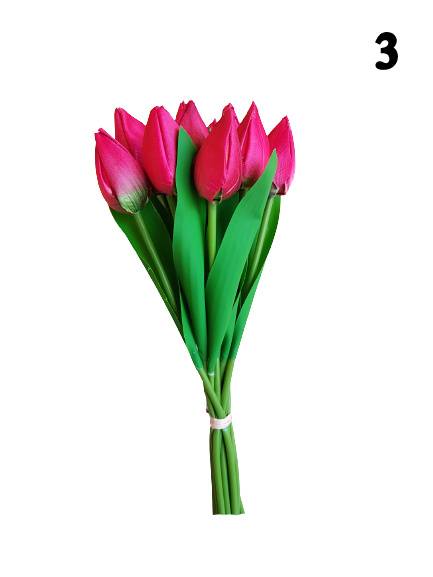 TULIPAN BUKIET X12 EV53 MIX KOLOR