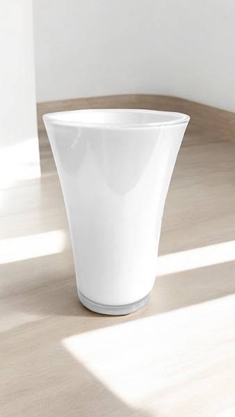 WAZON DO KWIATÓW 984501P 45CM. BIAŁY