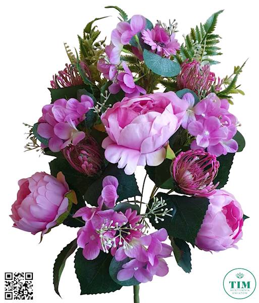 PIWONIA HORTENSJA BUKIET 50158 MIX KOLOR