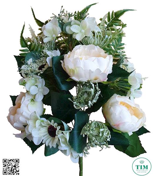 PIWONIA HORTENSJA BUKIET 50158 MIX KOLOR