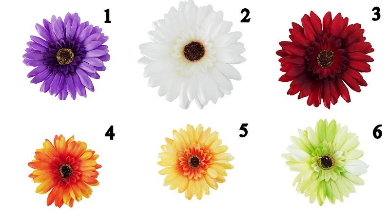 GERBERA WYROBOWA X24 YJ10 MIX KOLOR