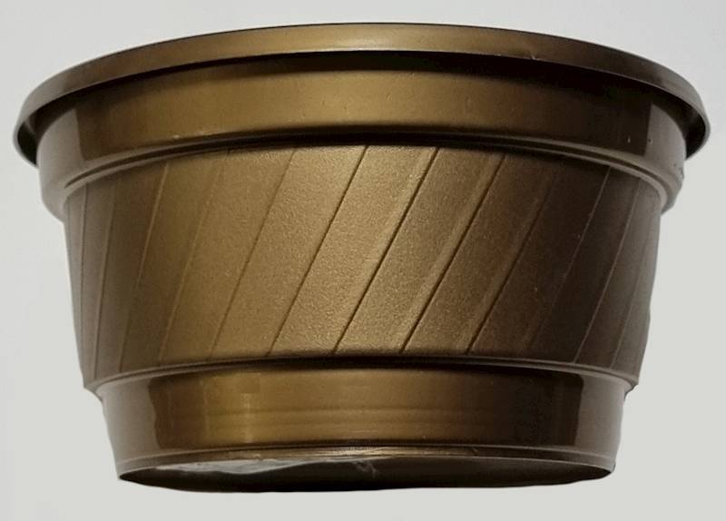 DONICZKA PLASTIKOWA OS 16CM ZŁOTY