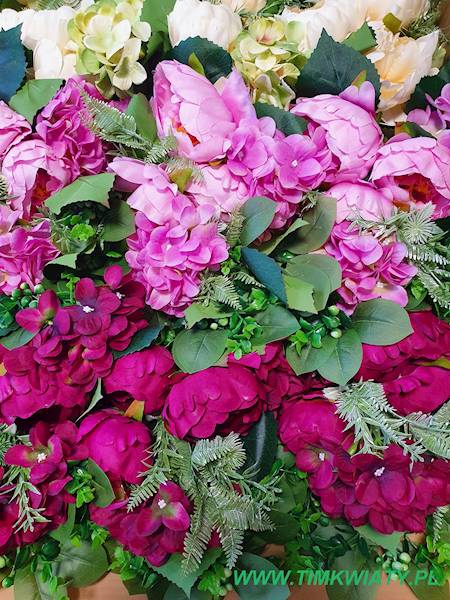 PIWONIA HORTENSJA BUKIET 50136 MIX KOLOR