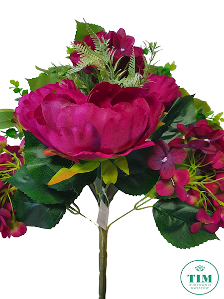PIWONIA HORTENSJA BUKIET 50136 MIX KOLOR