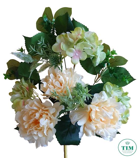 PIWONIA HORTENSJA BUKIET 50132 MIX KOLOR