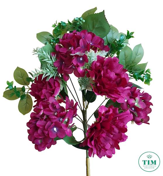 PIWONIA HORTENSJA BUKIET 50132 MIX KOLOR