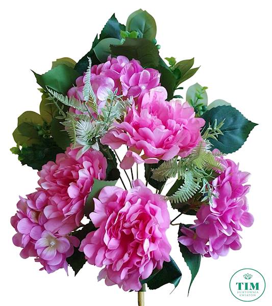 PIWONIA HORTENSJA BUKIET 50132 MIX KOLOR