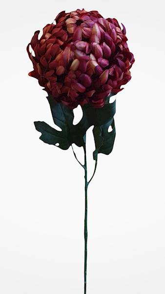 CHRYZANTEMA WYROBOWA X6 ART037 BURGUND 