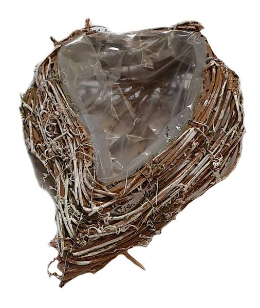 OSŁONKA RATTAN SL21027 NATURALNY BIAŁY