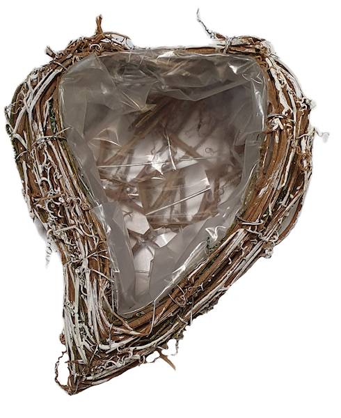 OSŁONKA RATTAN SL21027 NATURALNY BIAŁY