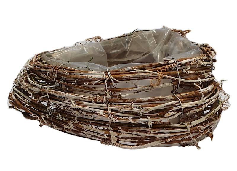 OSŁONKA RATTAN SL21027 NATURALNY BIAŁY