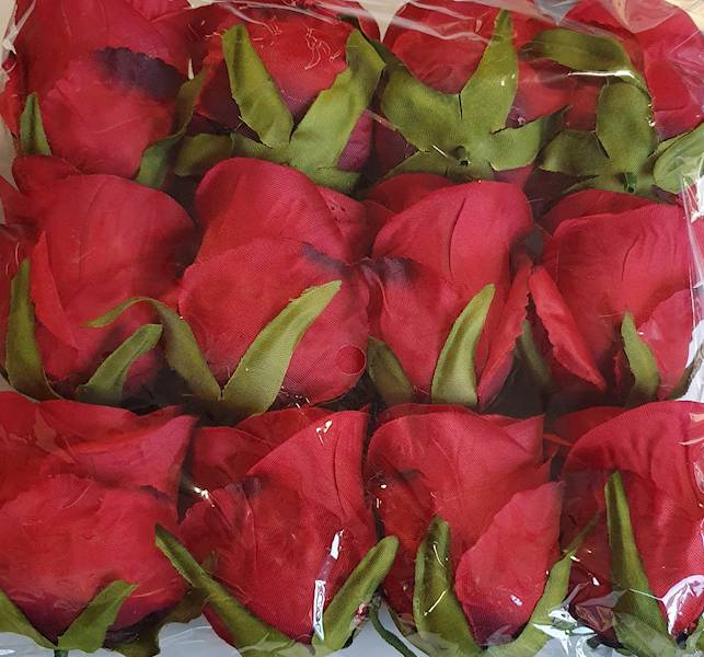 RÓŻA WYROBOWA X12 ART226 CZERWONY
