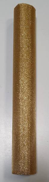 ORGANZA BROKAT 39CM X 9Y ZŁOTY