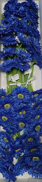 GERBERA GAŁĄZKA SUN529 GRANATOWY