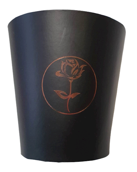 FLOWER BOX W9339 CZARNY
