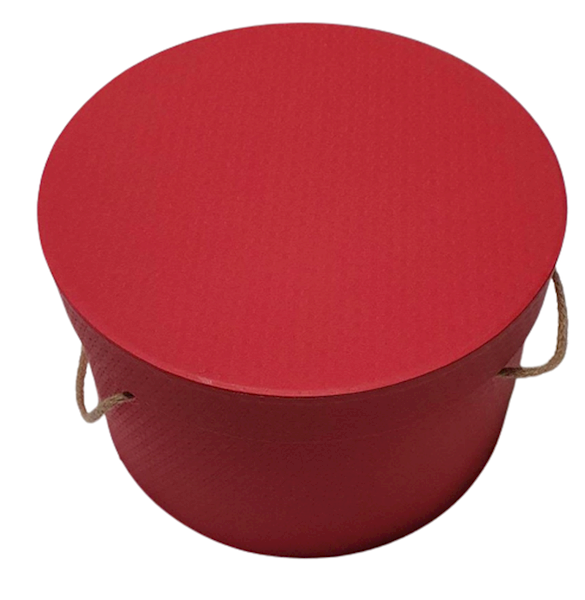 FLOWER BOX X3 W5192 RED Z WZOREM CZERWONY