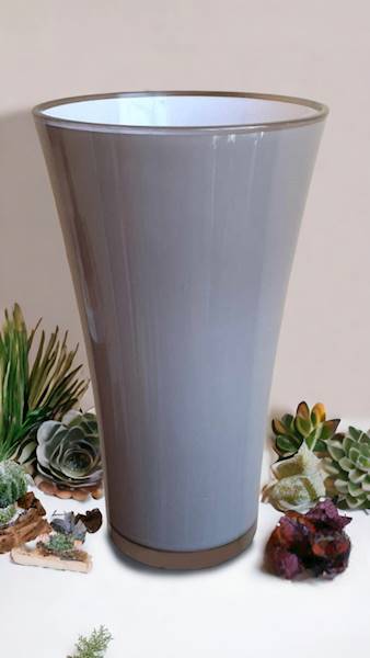 WAZON DO KWIATÓW 984509P 45CM. SZARY