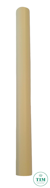 FOLIA SATYNOWA MATOWA GŁADKA 50CMX9MB. BANANOWY