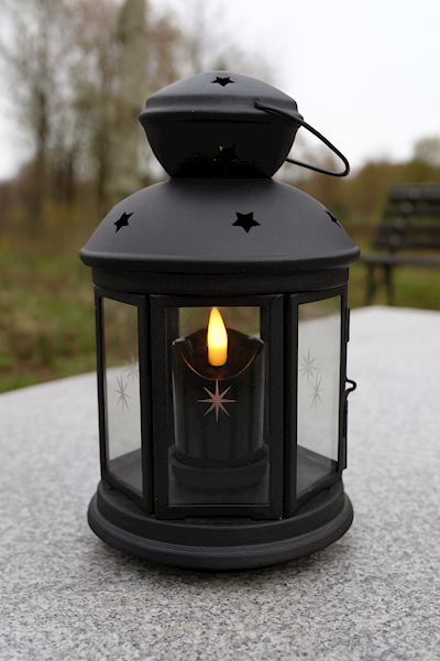 ŚWIECA LED 120WAX CZARNY