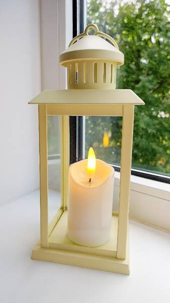 ŚWIECA LED 121WAX BIAŁY 