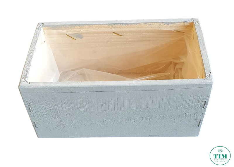 OSŁONKA DREWNIANA MINI SZARY 