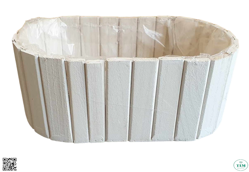 OSŁONKA DREWNIANA JB224003 BIAŁY