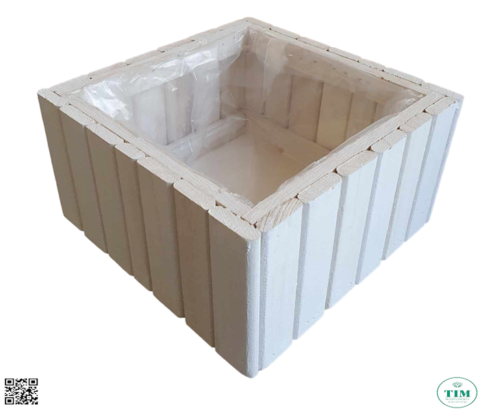 OSŁONKA DREWNIANA JB224004 BIAŁY