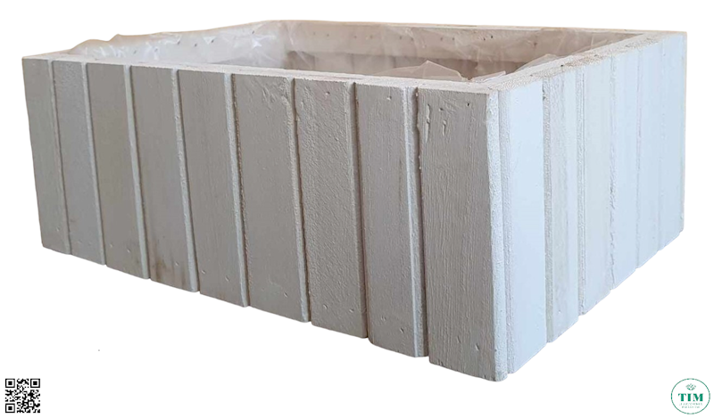 OSŁONKA DREWNIANA JB224005 BIAŁY
