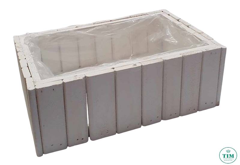 OSŁONKA DREWNIANA JB224005 BIAŁY