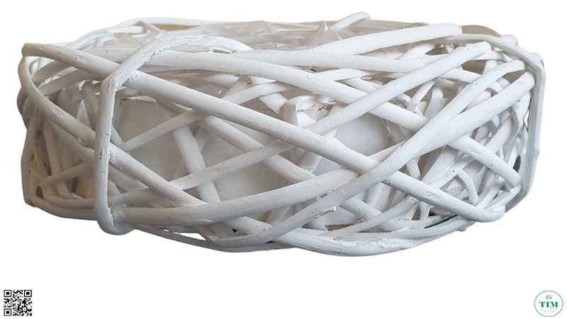 OSŁONKA WIKLINOWA 19CM JB212229M BIAŁY