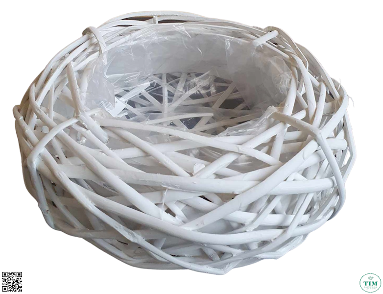 OSŁONKA WIKLINOWA 19CM JB212229M BIAŁY