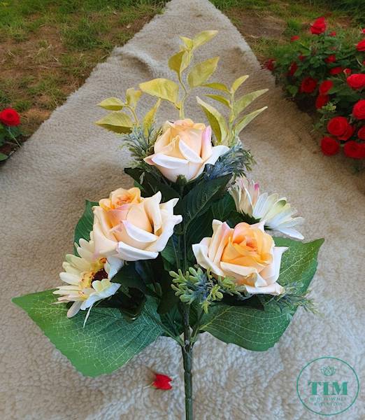 RÓŻA GERBERA BUKIET KX10313 MIX KOLOR
