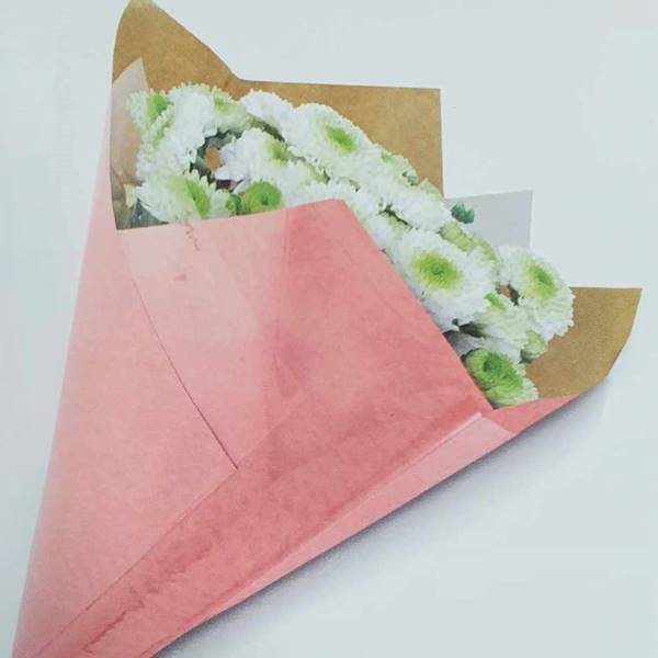 ROŻEK DO KWIATÓW PAPIER FOLIA X25 15S4407 RÓŻOWY