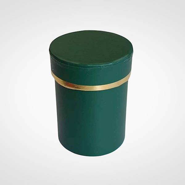 FLOWER BOX Z PASKIEM ZIELONY