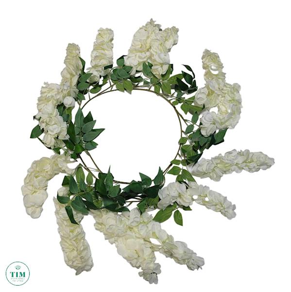 GIRLANDA WISTERIA VIP3460 KREMOWY